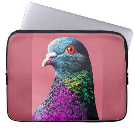 Capa Para Notebook Majestade Pombo Realístico Retrato de Ave Vívido