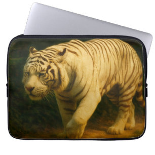 Capa Para Notebook Majestade Tigre Branca - Impressão de Arte de Vida