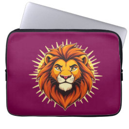 Capa Para Notebook Majestic Lion – King of Power and Authority