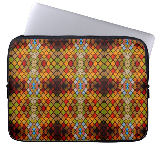 Capa Para Notebook Majestic Stained Glass Window Pattern  (Frente)