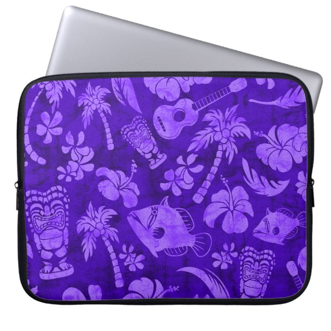 Capa Para Notebook Makapuu Beach Havaiano Batik Neoprene Wetcase (Frente)
