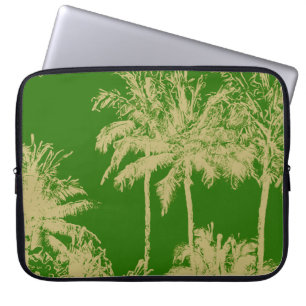 Capa Para Notebook Makena Beach Hawaiian Sketchy Palms Wetcase