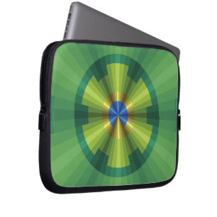 Capa Para Notebook Mala de Laptop de Ilusão de Peacock