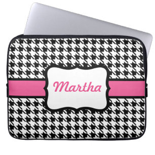 Capa Para Notebook Mala de Laptop do Houndstooth Personalizado