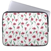 Mala de Laptop Floral Whimsical - Flores Escriváve