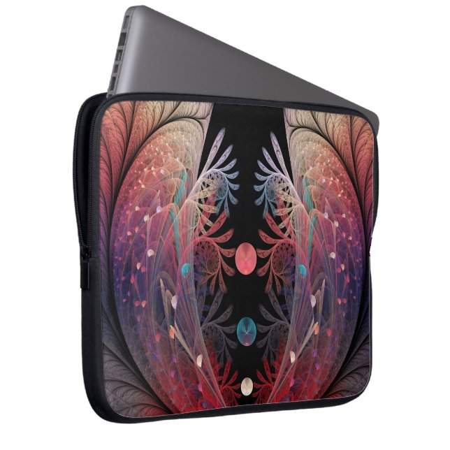 Capa Para Notebook Malabarismo Fantasia Moderna Abstrata Arte Fractal (Frente Esquerda)