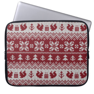Capa Para Notebook Maldito, Natal, esquilos, padrão de colheita.