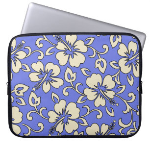 Capa Para Notebook Malia Hibiscus Havaiano Neoprene Wetcase