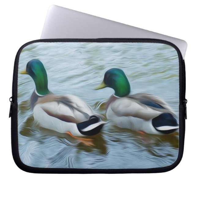 Capa Para Notebook Mallard Ducks (Frente)