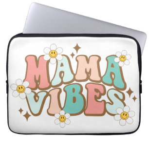 Capa Para Notebook Mama Vibes com Visitas