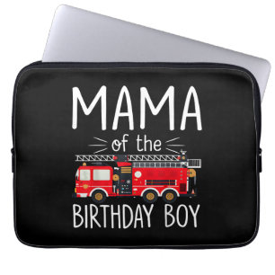 Capa Para Notebook Mamãe do Aniversário do Bombeiro Fa