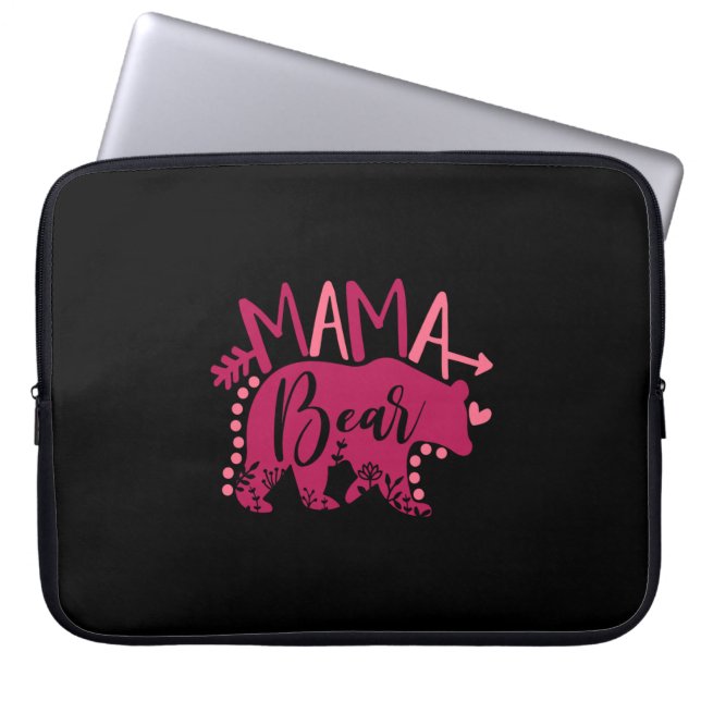 Capa Para Notebook Mamãe Ursa Mãe (Frente)