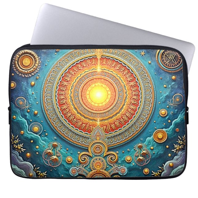 Capa Para Notebook Mandala Art Espiritual (Frente)