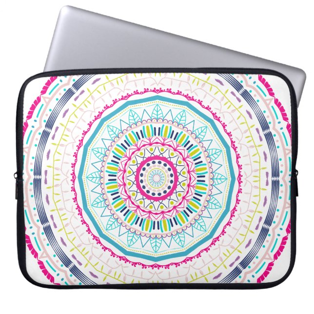 Capa Para Notebook mandala colorida (Frente)