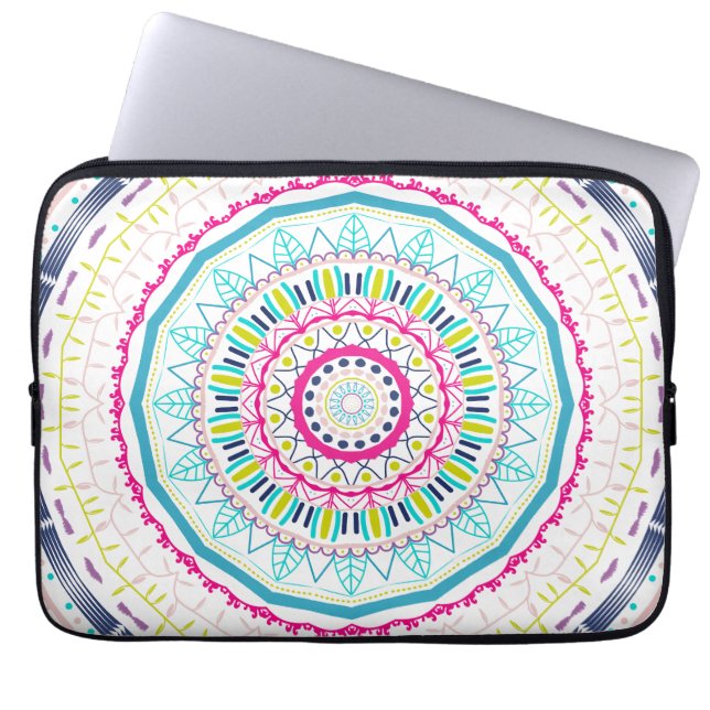 Capa Para Notebook mandala colorida (Frente)