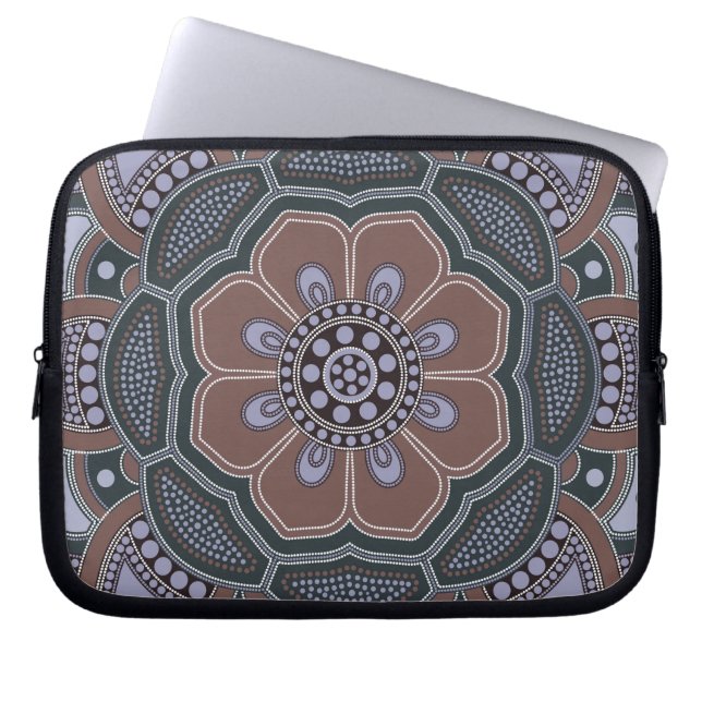 Capa Para Notebook Mandala Creative, todos os pontos para um 6 (Frente)