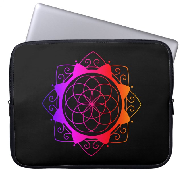 Capa Para Notebook Mandala Design Laptop Case (Frente)