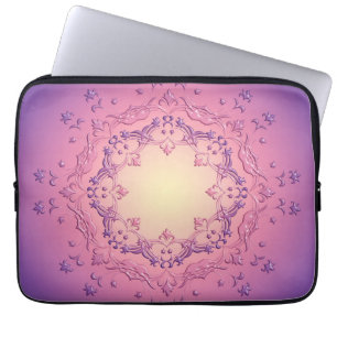 Capa Para Notebook Mandala. floral étnico