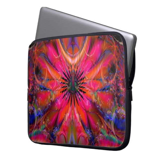 Capa Para Notebook Mandala Groove (Frente Esquerda)