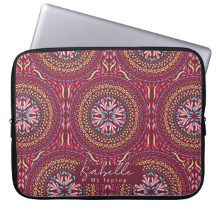 Capa Para Notebook Mandala Magenta