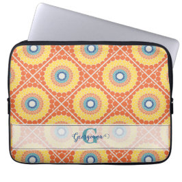 Capa Para Notebook Mandala Radiante de Verão Egeu Personalizado