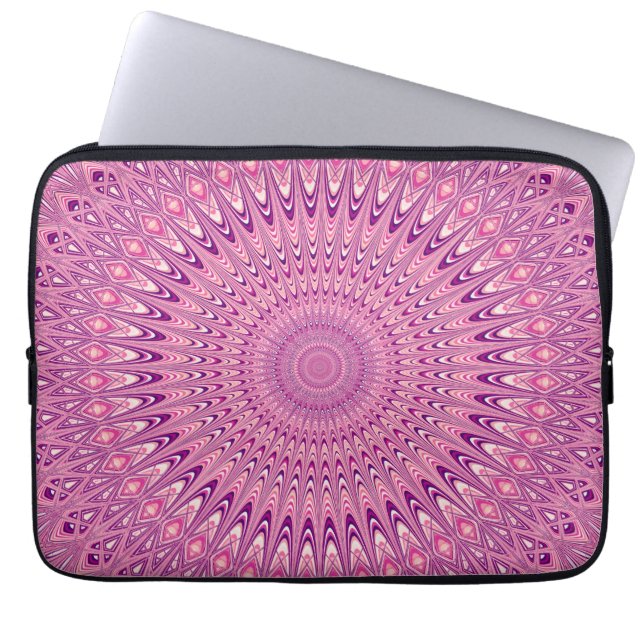 Capa Para Notebook Mandala rosa (Frente)