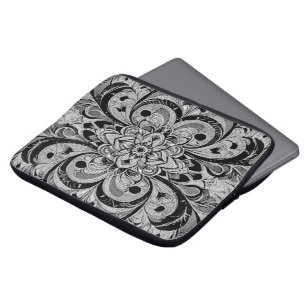 Capa Para Notebook Mandala Sinfonia de Cores – Floral Psicodélico Ous