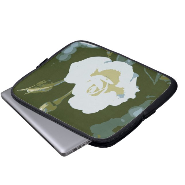 Capa Para Notebook Manga de Eletrônica White Rose (Frente Inferior)