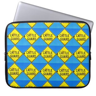 Capa Para Notebook manga de guarda de gado de diamantes amarelos azui