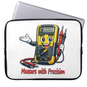 Capa Para Notebook Manga de Multímetro Medir Com Precisão Laptop S