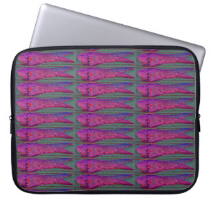 Capa Para Notebook manga de peixe púrpura