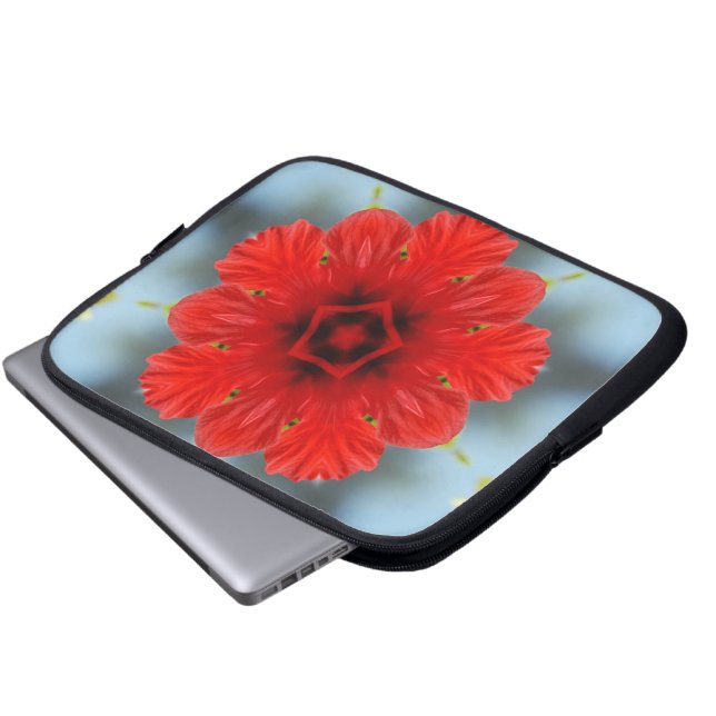 Capa Para Notebook Manga Eletrônica da Red Flower (Frente Inferior)