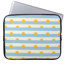 Manga Horizontal Listrada Creme com Rebrilho Solar