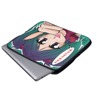 Capa Para Notebook Manga Meisje dat aanmoedigd - Laptop Sleeve