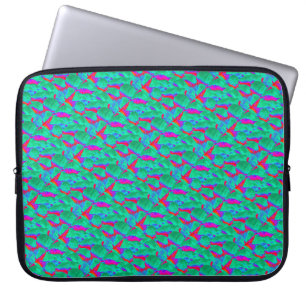 Capa Para Notebook manga vermelha verde