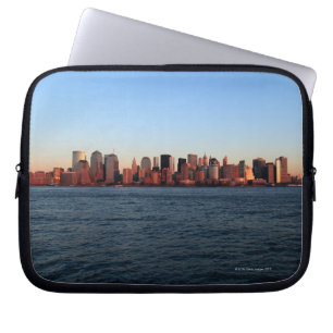 Capa Para Notebook Manhattan do centro no crepúsculo