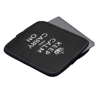 Capa Para Notebook Mantenha a calma e continue