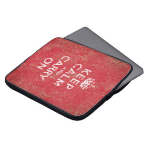 Capa Para Notebook Mantenha a calma e continue