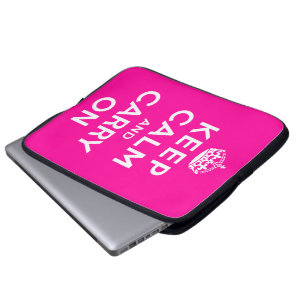 Capa Para Notebook Mantenha a calma e continue