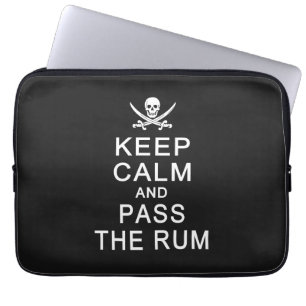 Capa Para Notebook Mantenha A Calma E Passe As bolsas de laptop De Ru