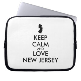 CAPA PARA NOTEBOOK MANTENHA CALMO E AMES PERSONALIZÁVEIS NOVO JERSEY