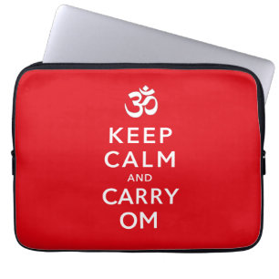 Capa Para Notebook Mantenha neopreno inspirador calmo e do carregar