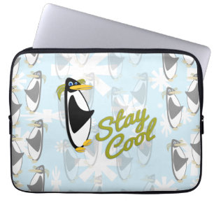 Capa Para Notebook Mantenha o estilo Pinguim Legal