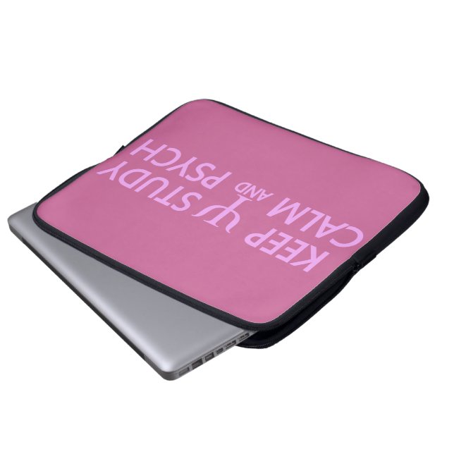 Capa Para Notebook Manter a bolsa de laptop personalizada Psych calma (Frente Inferior)