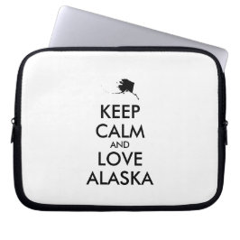 Capa Para Notebook MANTER CALM e AMAR ALASKA personalizáveis