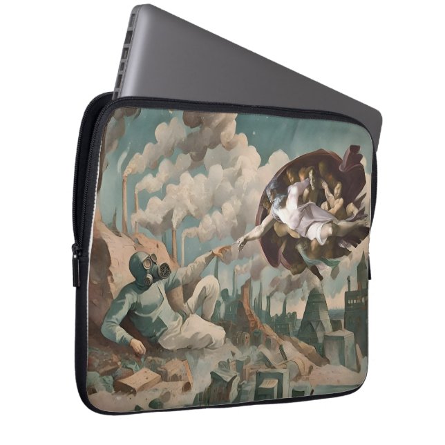 Capa Para Notebook "Mão de Deus" (Frente Esquerda)