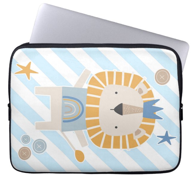 Capa Para Notebook Mão Lion Cute Lion Desenhada (Frente)