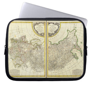 Capa Para Notebook Mapa 1771 de Rigobert Bonne de Rússia