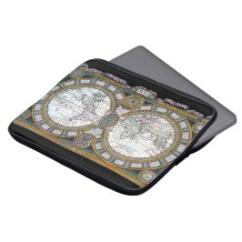 Capa Para Notebook Mapa Antigo do Mundo por Claude Auguste Berey