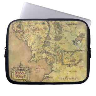 Capa Para Notebook Mapa da Terra Média